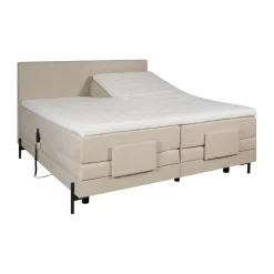 Boxsprings< Elektrische Boxspring Barcelona Naturel - 180x200 cm
