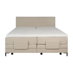 Boxsprings< Elektrische Boxspring Barcelona Naturel - 180x200 cm