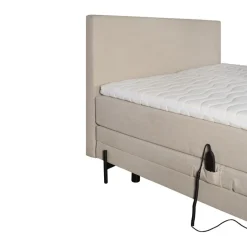 Boxsprings< Elektrische Boxspring Barcelona Naturel - 180x200 cm