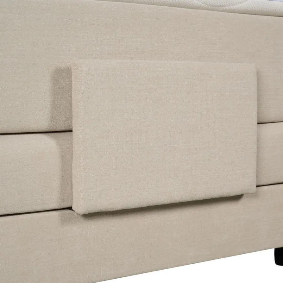 Boxsprings< Elektrische Boxspring Barcelona Naturel - 180x200 cm