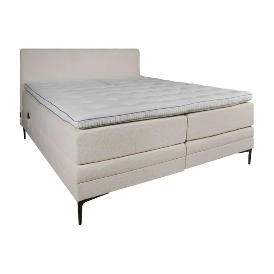 Boxsprings<Cinderella Elektrische Boxspring Crème - 180x210 cm