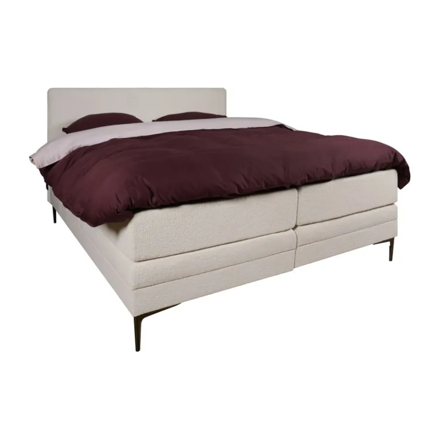 Boxsprings<Cinderella Elektrische Boxspring Crème - 180x210 cm