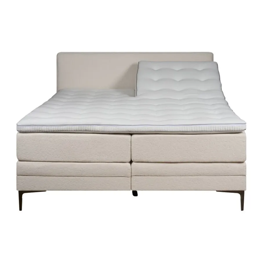 Boxsprings<Cinderella Elektrische Boxspring Crème - 180x210 cm