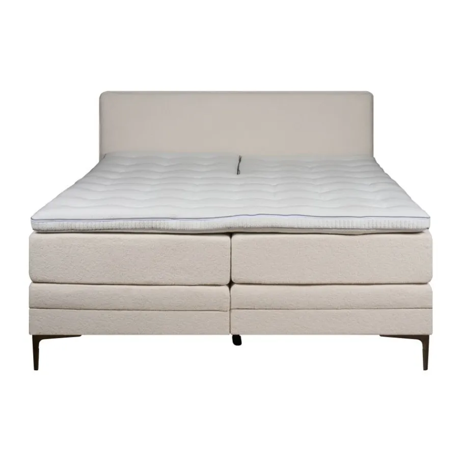 Boxsprings<Cinderella Elektrische Boxspring Crème - 180x210 cm