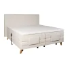 Boxsprings< Elektrische Boxspring Madrid Naturel - 180x200 cm