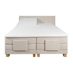 Boxsprings< Elektrische Boxspring Valencia Beige - 180x200 cm