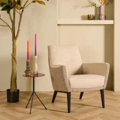 Fauteuils< Fauteuil Sluis Beige / Bruin
