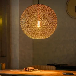 Hanglampen< Hanglamp Dori Zwart - E27 - Ø 50 cm