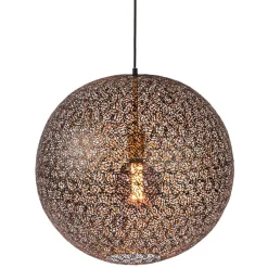 Hanglampen< Hanglamp Dori Zwart - E27 - Ø 50 cm