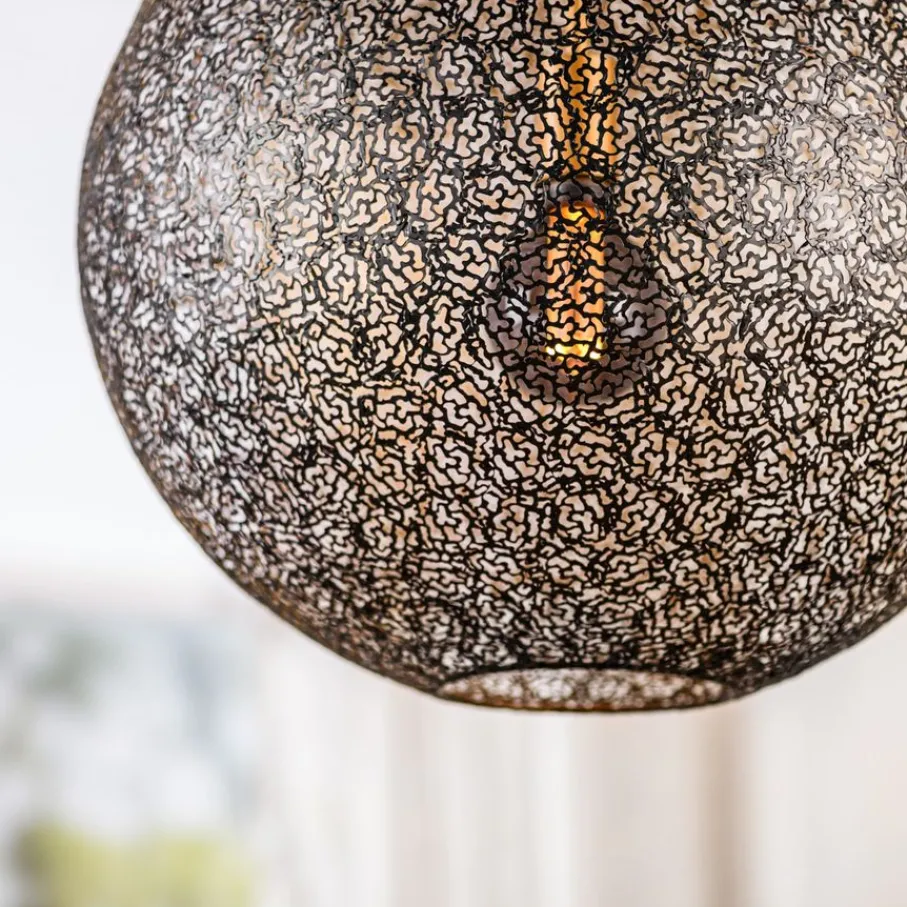 Hanglampen< Hanglamp Dori Zwart - E27 - Ø 50 cm