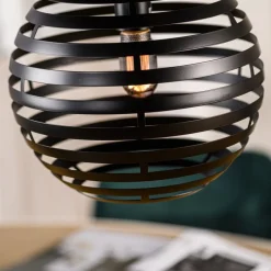 Hanglampen< Hanglamp Emile Zwart - E27 - Ø 30 cm
