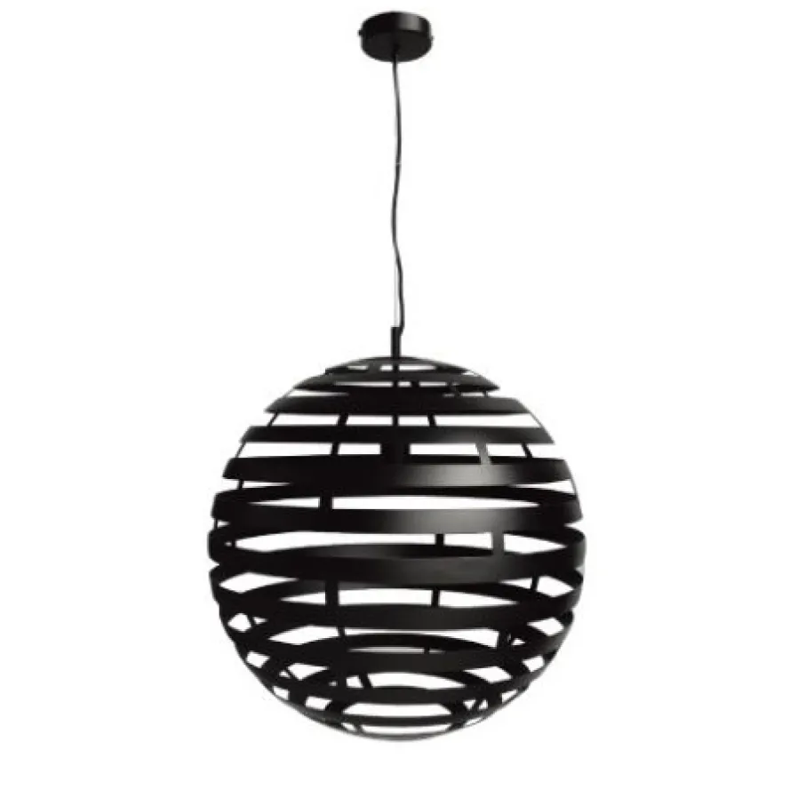 Hanglampen< Hanglamp Emile Zwart - E27 - Ø 50 cm