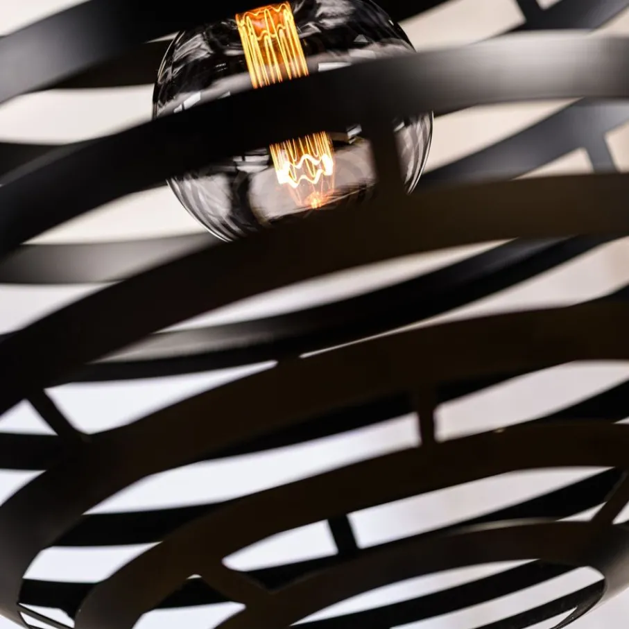 Hanglampen< Hanglamp Emile Zwart - E27 - Ø 50 cm