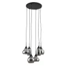 Hanglampen< Hanglamp Oriel Zwart - 6 x E27 - Ø 45 cm