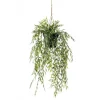 Kunstplanten & Bloemen< Hangplant Bamboo Groen - 50 cm hoog