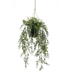 Kunstplanten & Bloemen< Hangplant Boxwood Groen - 50 cm hoog