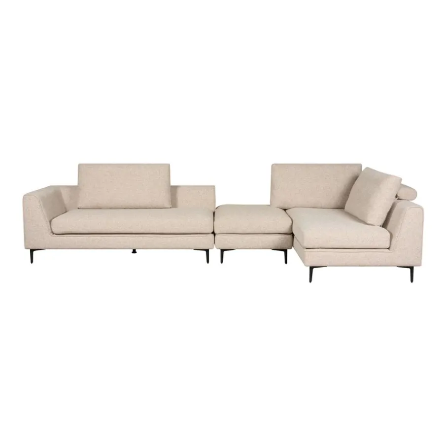 Voetenbanken|Fauteuils< Hocker Source Beige - 102x74 cm