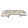 U-Banken< Hoekbank Andelst Divan Links Beige