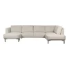 U-Banken< Hoekbank Andelst Divan Rechts Beige