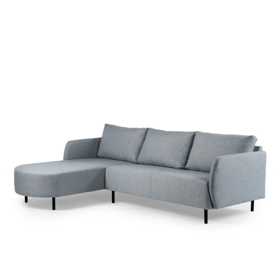 Hoekbanken< Hoekbank Blakely Links & Rechts Grijs