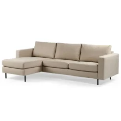 Hoekbanken< Hoekbank Daley Links & Rechts Beige