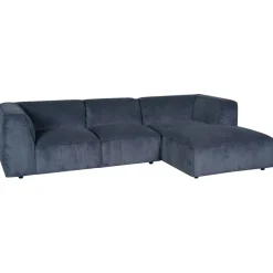 Modulaire Banken|Hoekbanken< Hoekbank Dundee Rechts Blauw