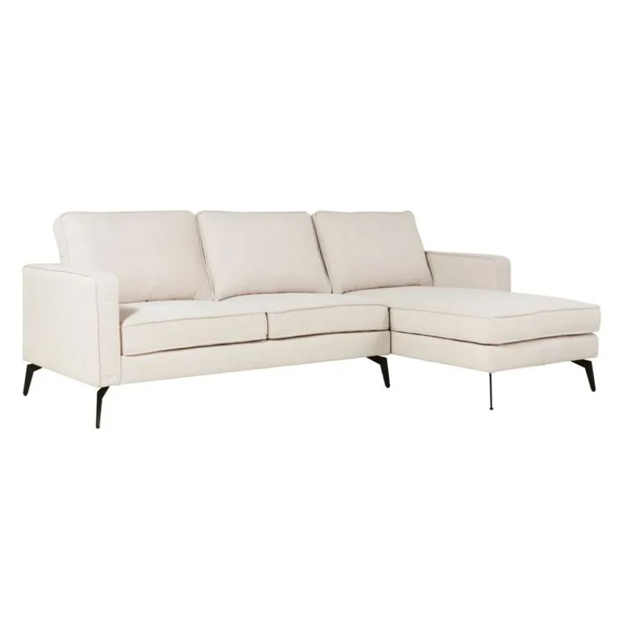 Hoekbanken< Hoekbank Etsa Links & Rechts Beige