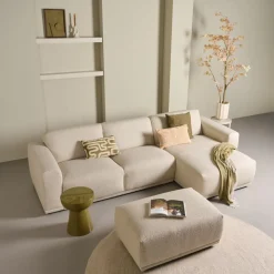 Hoekbanken< Hoekbank Kobe Rechts Beige