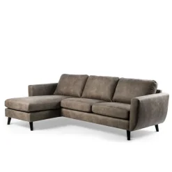 Hoekbanken< Hoekbank Kolton Links & Rechts Taupe