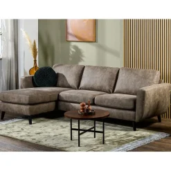 Hoekbanken< Hoekbank Kolton Links & Rechts Taupe