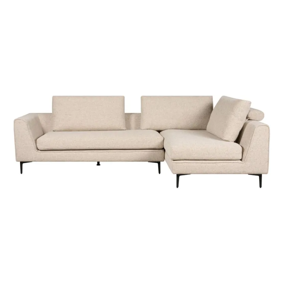 Modulaire Banken|Hoekbanken< Hoekbank Source Rechts Beige