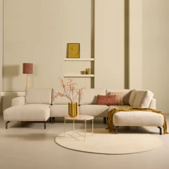 U-Banken< Hoekbank Vibe Divan Rechts Beige