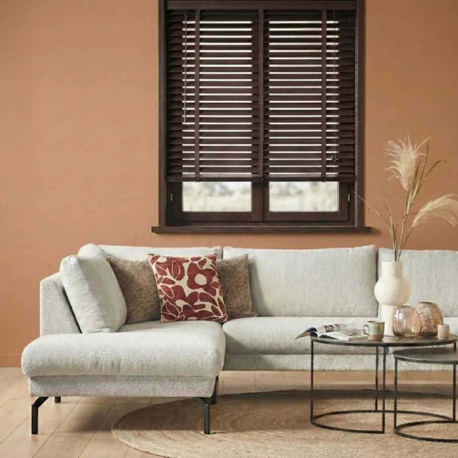 Bruine Jaloezieën< Houten Jaloezie Bruin