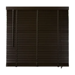 Bruine Jaloezieën< Houten Jaloezie Bruin - 120x130 cm