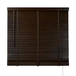 Bruine Jaloezieën< Houten Jaloezie Bruin - 100x180 cm