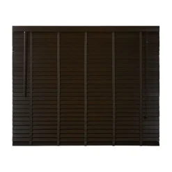 Bruine Jaloezieën< Houten Jaloezie Bruin - 160x130 cm