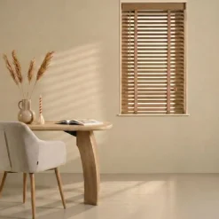 Naturel Jaloezieën< Houten Jaloezie Naturel