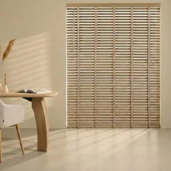 Naturel Jaloezieën< Houten Jaloezie Naturel