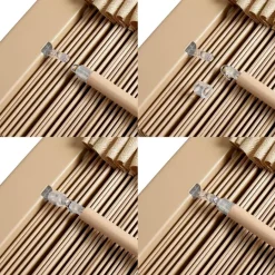Naturel Jaloezieën< Houten Jaloezie Naturel