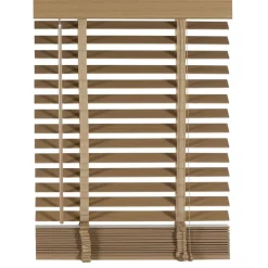 Naturel Jaloezieën< Houten Jaloezie Naturel - 60x130 cm