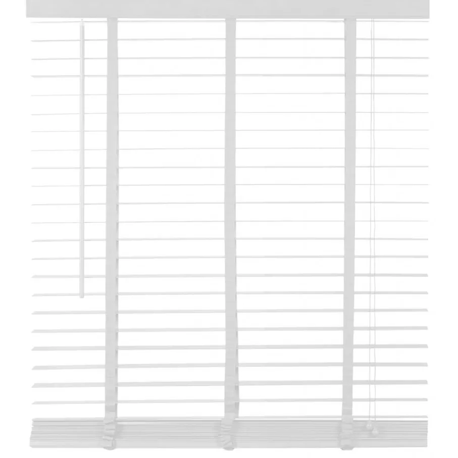 Witte Jaloezieën< Houten Jaloezie Wit