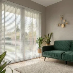 Witte Jaloezieën< Houten Jaloezie Wit