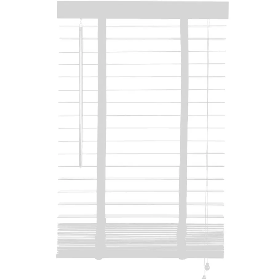 Witte Jaloezieën< Houten Jaloezie Wit
