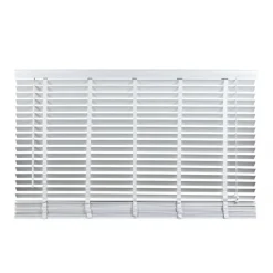 Witte Jaloezieën< Houten Jaloezie Wit - 160x130 cm