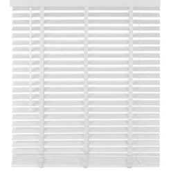 Witte Jaloezieën< Houten Jaloezie Wit - 100x180 cm
