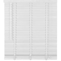 Witte Jaloezieën< Houten Jaloezie Wit - 120x180 cm