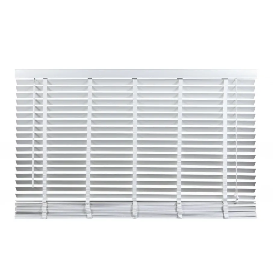 Witte Jaloezieën< Houten Jaloezie Wit - 160x210 cm