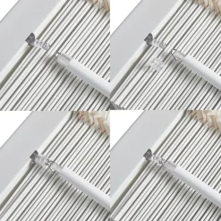 Witte Jaloezieën< Houten Jaloezie Wit - 60x130 cm