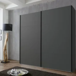 Kledingkasten< Kledingkast Aalst Donkergrijs - 180x210x65 cm