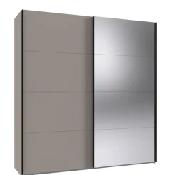 Kledingkasten< Kledingkast Aalst Taupe - 180x210x65 cm